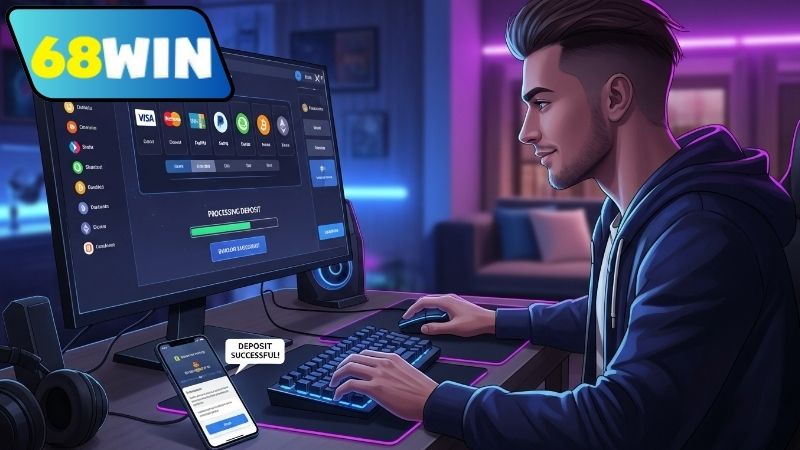 Khuyến mãi và lưu ý khi nạp tiền 68WIN